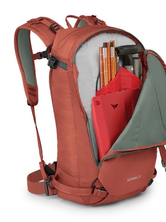 OSPREY NWT SOPRIS EMBERGLOW ORANGE Backpack Brand New in Package! main image 10